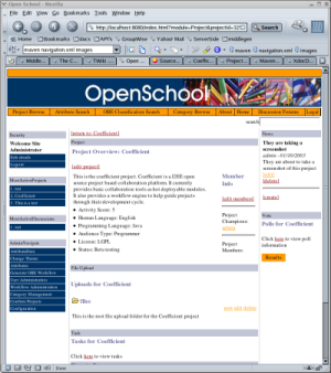 Open School Theme Screenshot