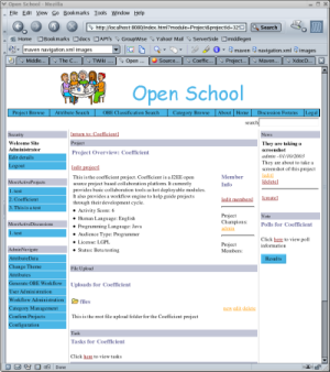 Old Open School Theme Screenshot